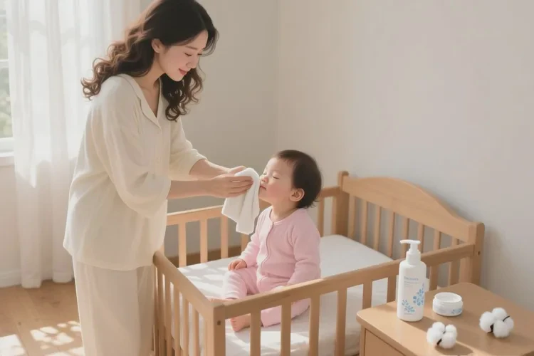 孩子脸上偶尔长湿疹可以根治吗(图1)