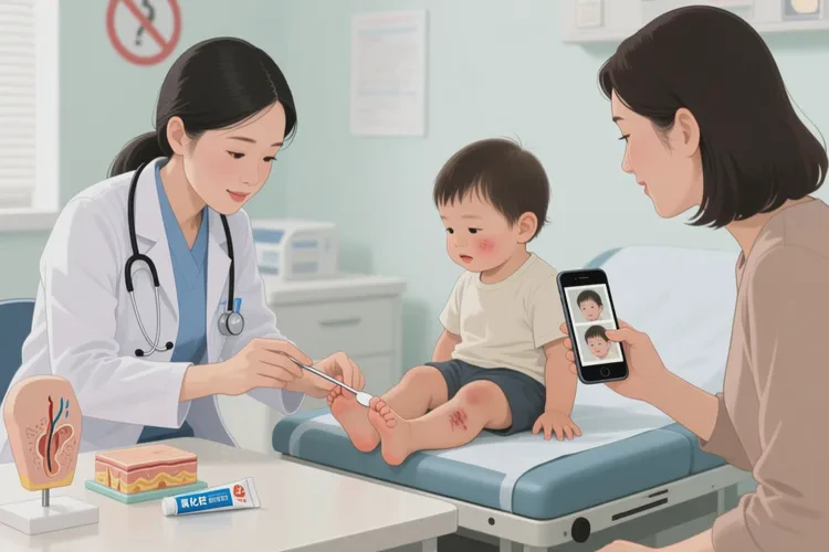 儿童脚上偶尔起湿疹可以根治吗(图4)