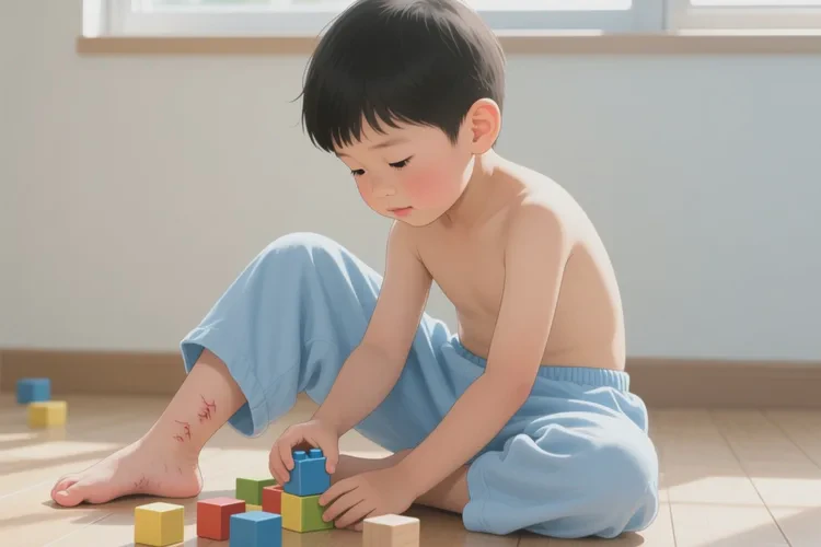 小孩大腿上容易长湿疹可以根治吗(图1)