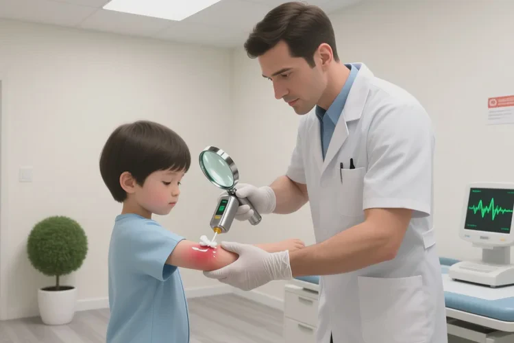 儿童全身偶尔长湿疹可以根治吗(图1)