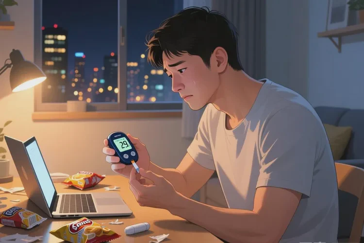 29岁晚上血糖14点5是怎么回事(图1)