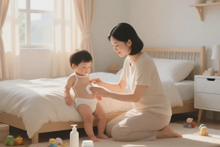 小孩肚子上长湿疹可以根治吗(图1)