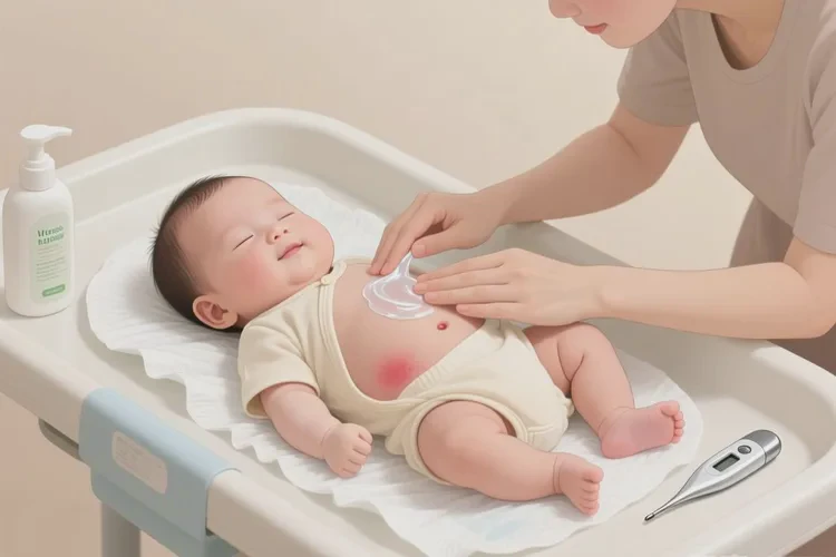 婴儿肚子上长湿疹可以根治吗(图2)