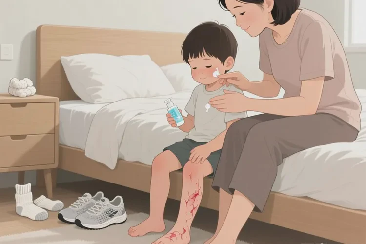 孩子脚上偶尔起湿疹可以根治吗(图1)