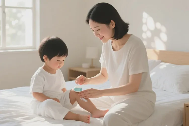 儿童大腿上偶尔长湿疹可以根治吗(图1)