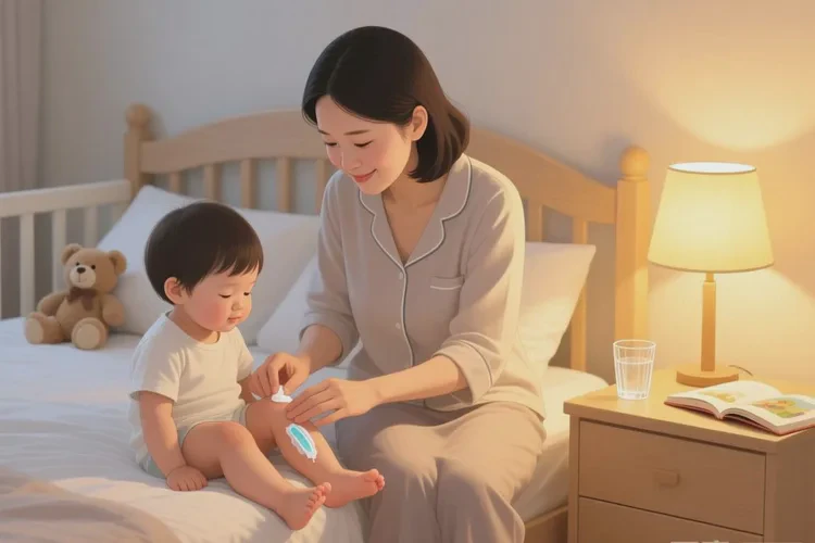 儿童小腿有湿疹可以根治吗(图1)