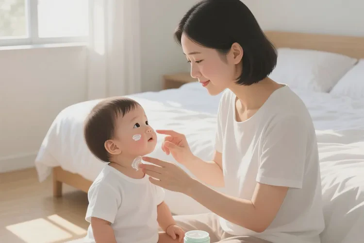 小孩脖子出湿疹可以根治吗(图1)