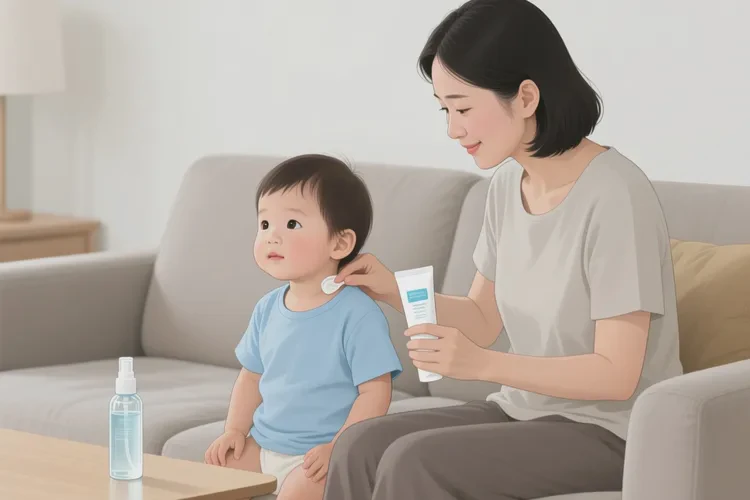 少儿脖子容易起湿疹可以根治吗(图1)