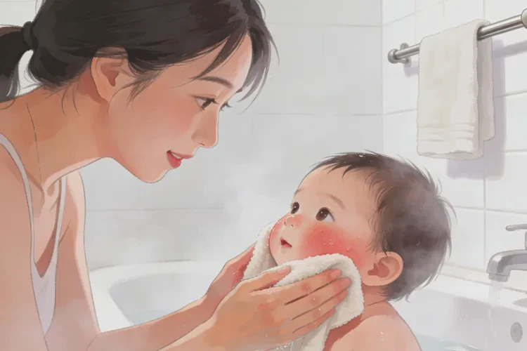 婴幼儿面部偶尔起湿疹可以根治吗(图1)