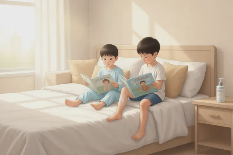 少儿大腿有湿疹可以根治吗(图2)