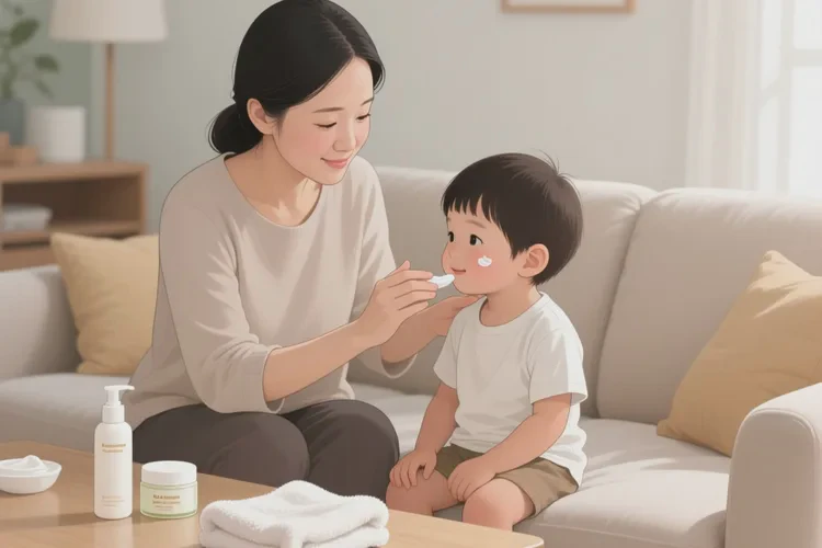 小孩手上偶尔长湿疹可以根治吗(图1)