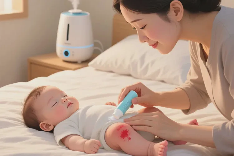 婴幼儿小腿上偶尔长湿疹可以根治吗(图1)