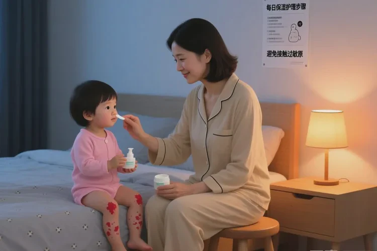 小孩全身长湿疹可以根治吗(图1)