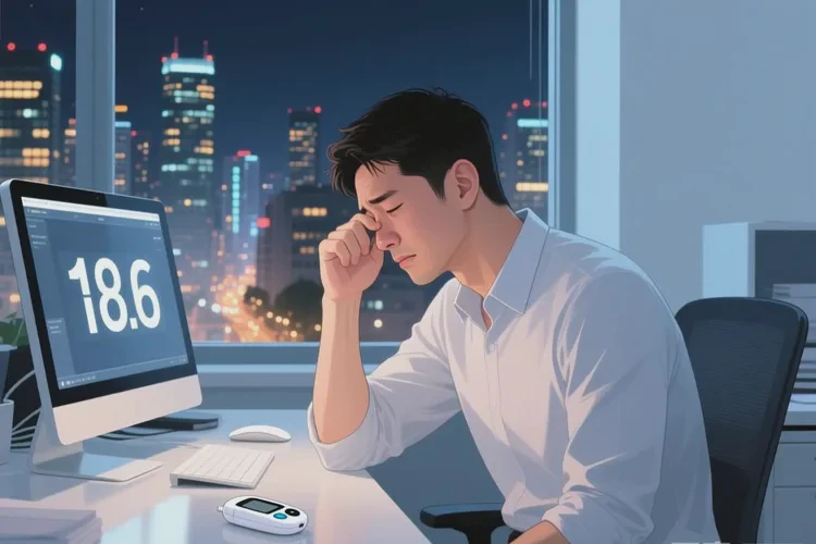 29岁晚上血糖18点6是怎么回事(图1)