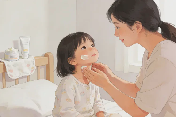 少儿脖子上容易起湿疹可以根治吗(图1)