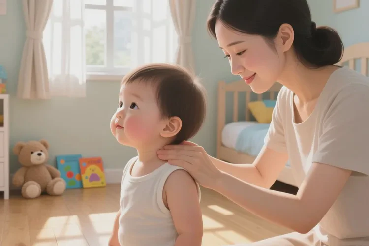 孩子脖子上容易长湿疹可以根治吗(图4)