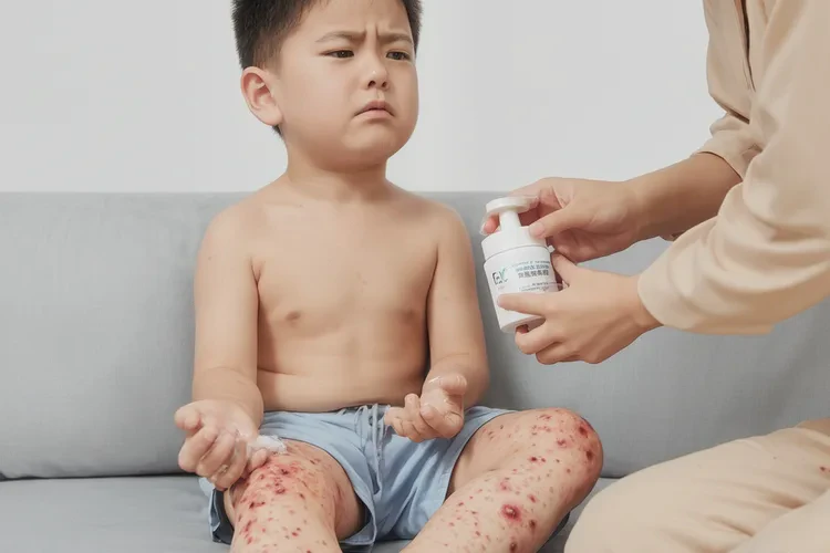 少儿大腿上经常起湿疹能够根治吗(图1)