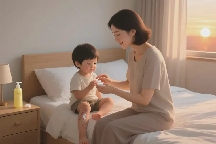 孩子小腿有湿疹可以根治吗(图1)