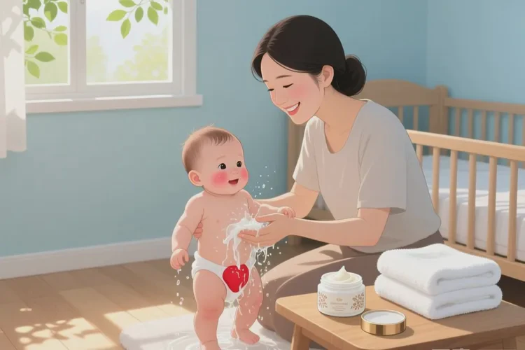 孩子屁股有湿疹可以根治吗(图1)