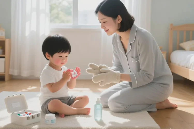 儿童手上起湿疹可以根治吗(图1)