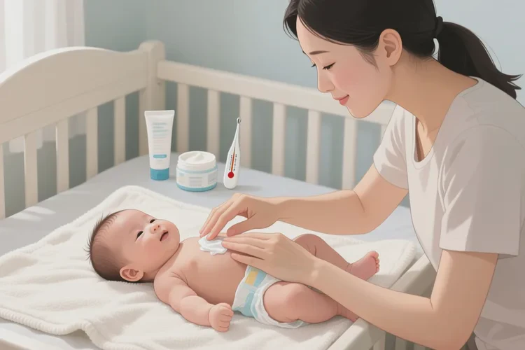 婴幼儿肚子上容易起湿疹可以根治吗(图1)