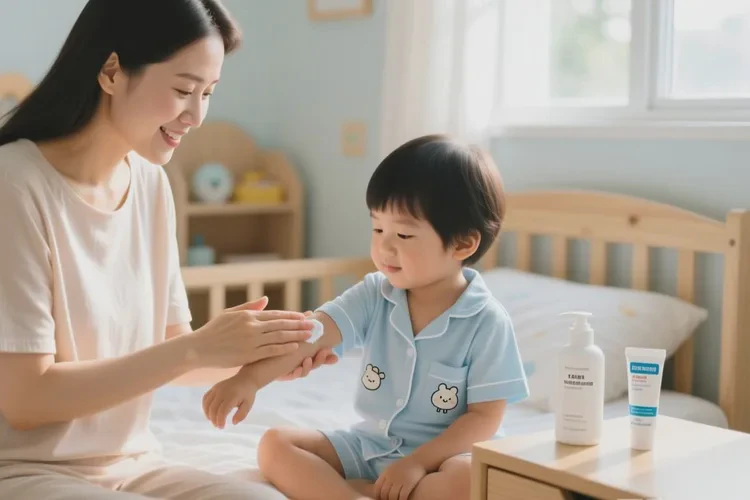 小孩手臂上经常起湿疹可以根治吗(图1)