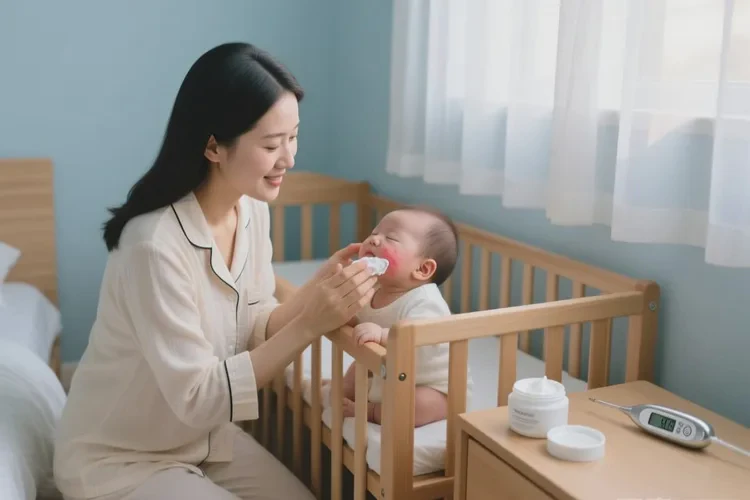 儿童面部偶尔起湿疹可以根治吗(图1)