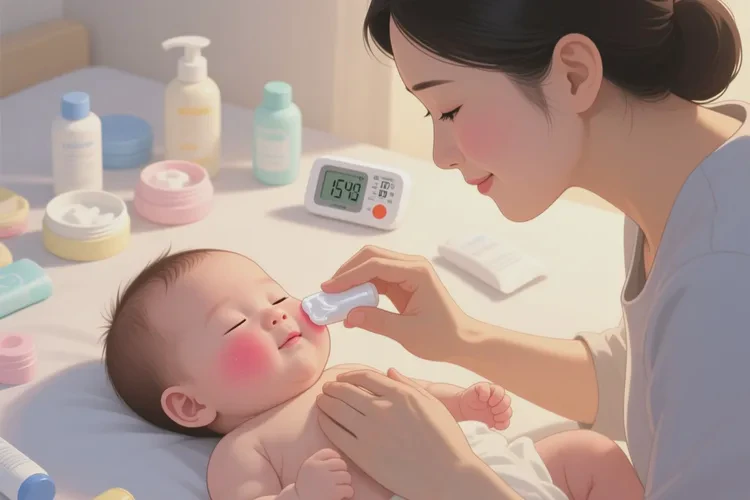 婴幼儿脸上经常起湿疹可以根治吗(图1)