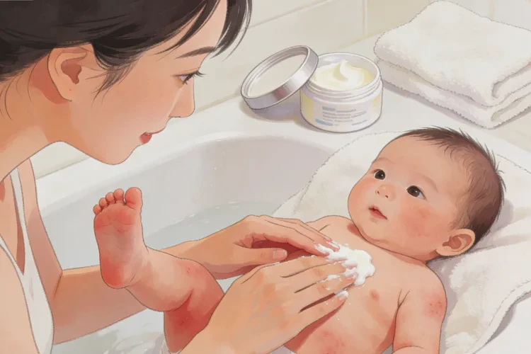 婴儿脚上有湿疹可以根治吗(图1)