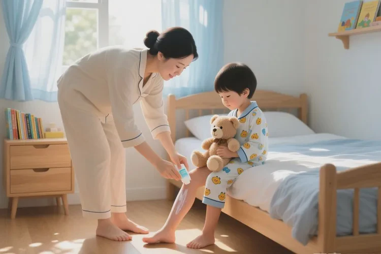 小孩小腿上长湿疹可以根治吗(图1)