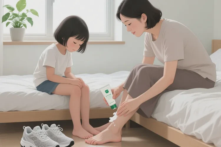 儿童脚上容易长湿疹可以根治吗(图1)