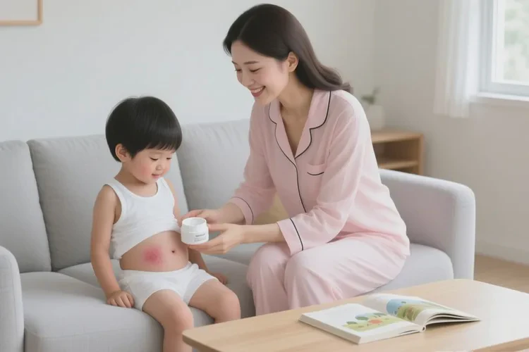 孩子肚子上偶尔长湿疹可以根治吗(图2)