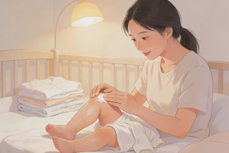 婴儿小腿上经常起湿疹可以根治吗(图1)