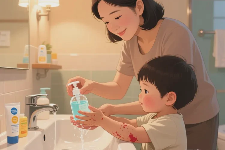 儿童手上容易起湿疹可以根治吗(图1)