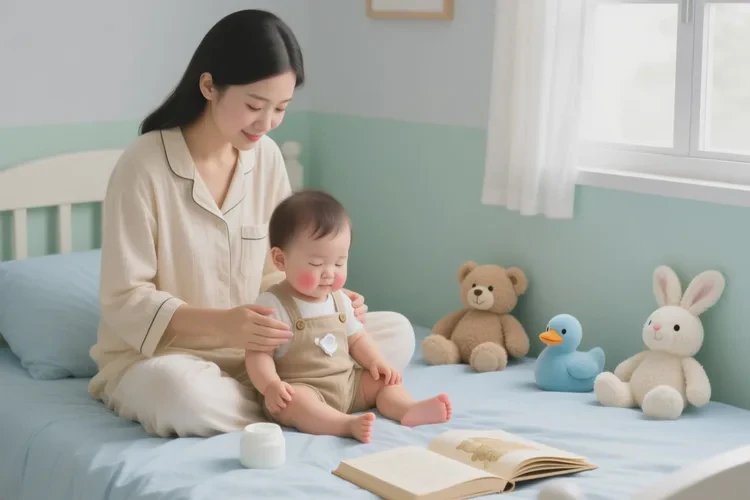 小孩肚子有湿疹可以根治吗(图1)