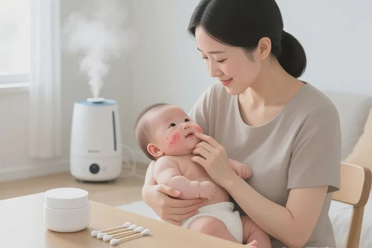 小孩面部经常起湿疹可以根治吗(图1)