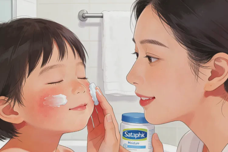 儿童脸上偶尔起湿疹可以根治吗(图1)