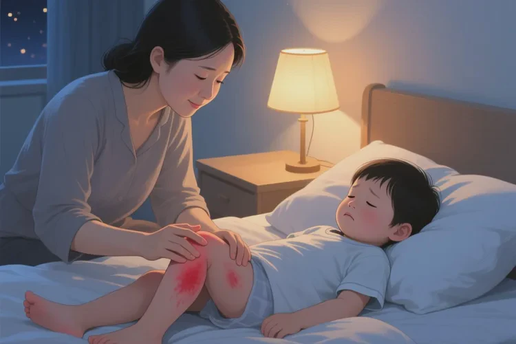 小孩大腿上容易起湿疹可以根治吗(图1)