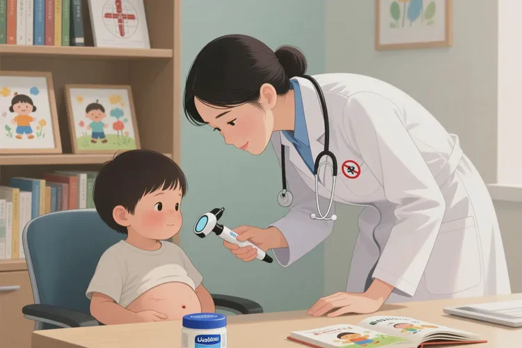 小孩肚子上长湿疹可以根治吗(图4)