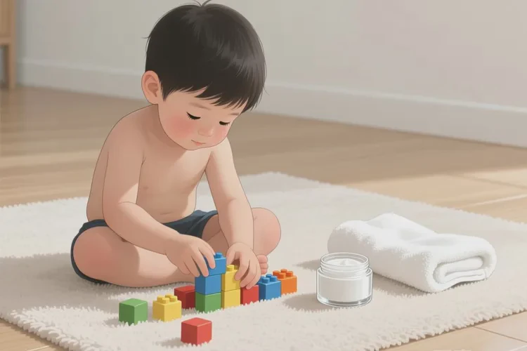 孩子手臂偶尔长湿疹可以根治吗(图1)