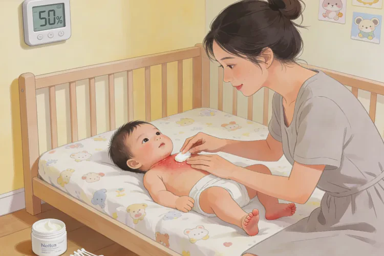 婴幼儿脖子上出现湿疹可以根治吗(图1)