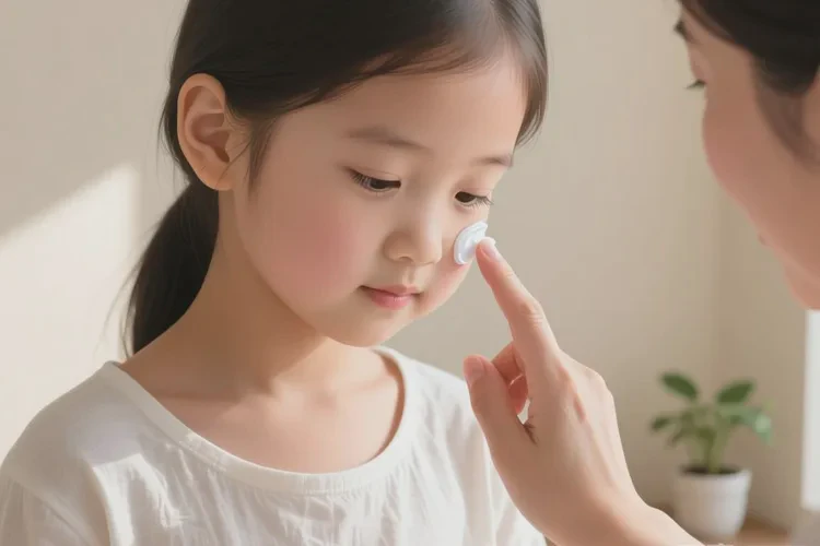 少儿脖子上有湿疹可以根治吗(图1)