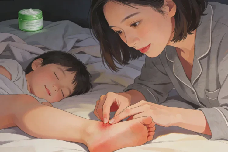 儿童脚上起湿疹可以根治吗(图1)