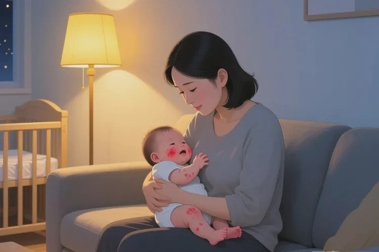 婴儿身上容易起湿疹可以根治吗(图1)