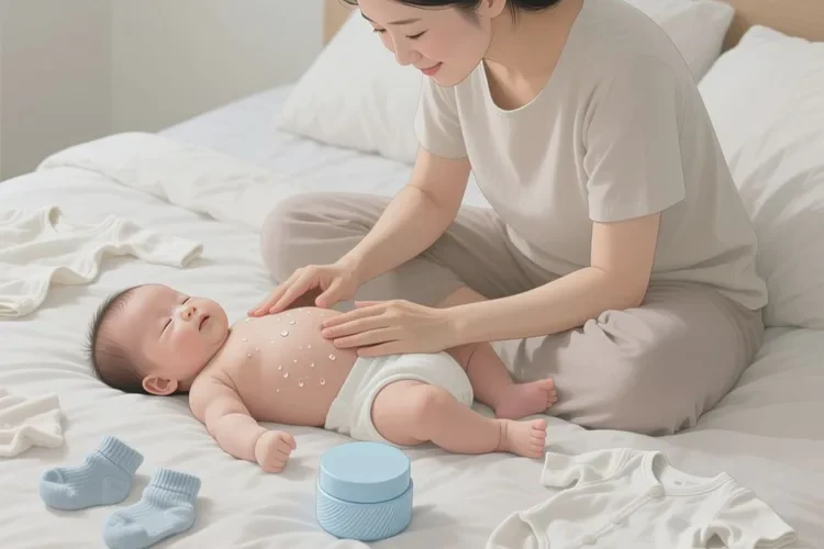 婴儿肚子出现湿疹可以根治吗(图1)