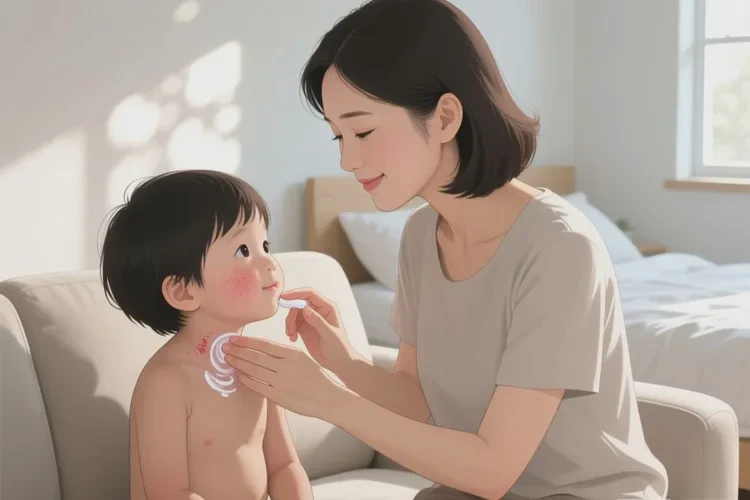 儿童脖子上容易长湿疹可以根治吗(图2)