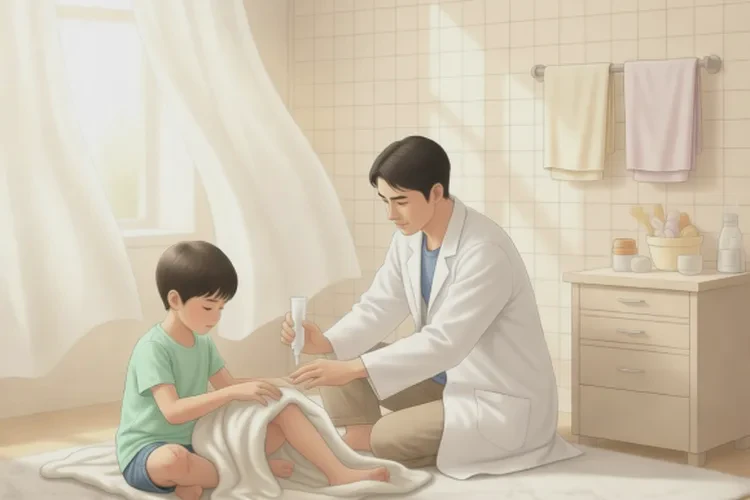 少儿大腿偶尔长湿疹可以根治吗(图2)