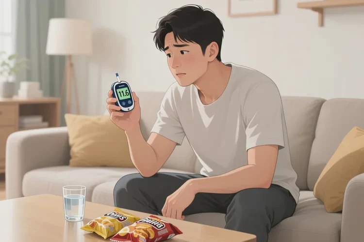 29岁晚上血糖11点6是怎么回事(图1)