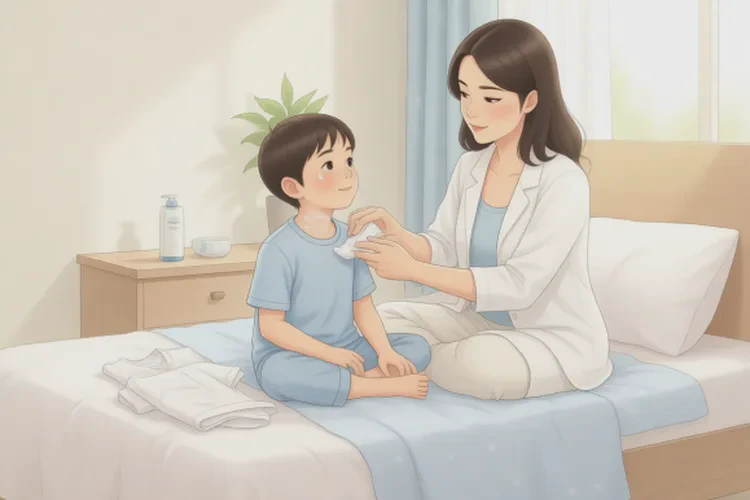 孩子脖子上经常长湿疹可以根治吗(图3)