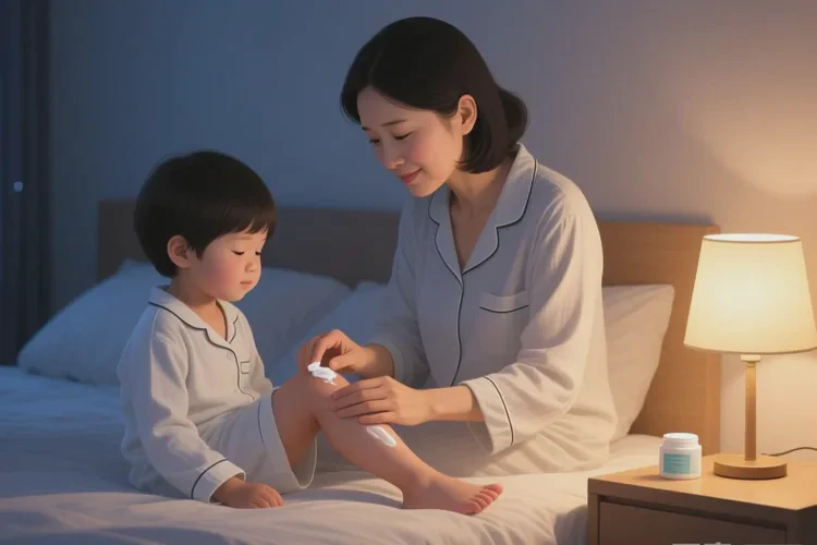 儿童小腿上长湿疹可以根治吗(图1)